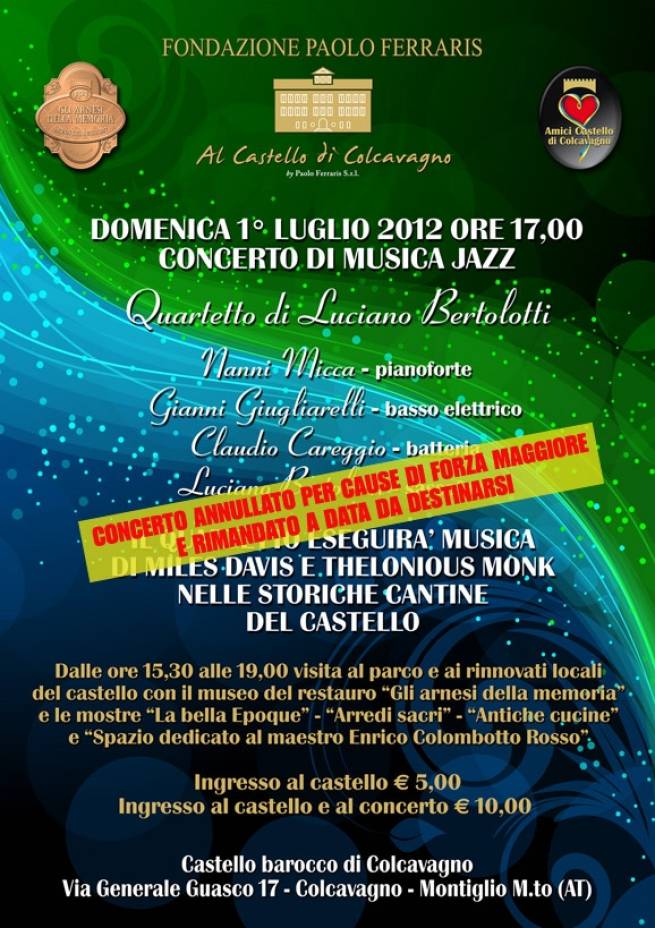 annullamento concerto